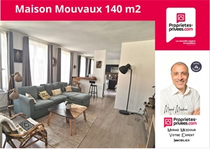 maison à la vente -   59420  MOUVAUX, surface 140 m2 vente maison - UBI439671563